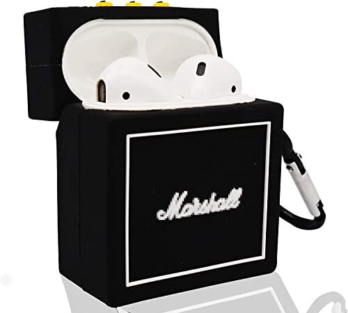 3D Airpods 1&2 Schutzhülle, Zierhülle für Airpods Box, Kompatibel mit Apple Airpods 2, Silikon Hülle Airpods, Airpods1 Hülle Lustig (Sound Box)