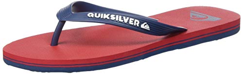 Quiksilver Herren MOLOKAI Flip-Flop, Mehrfarbig (Red/Blue/Red Xrbr), 43 EU