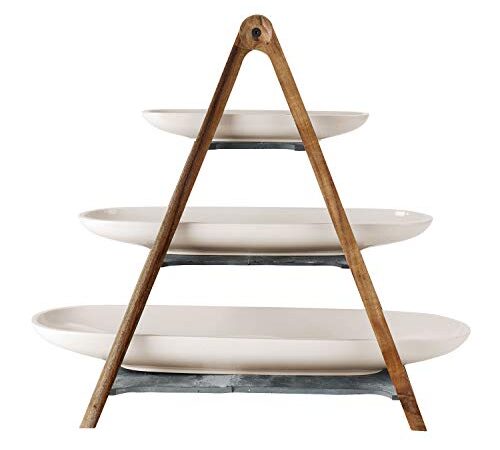 Villeroy & Boch Collection Centerpiece by 4 Piece Buffet Artesano Original Etagere Zubehör, Permium Porzellan, Weiß, Eye Catcher Set 4tlg, 4