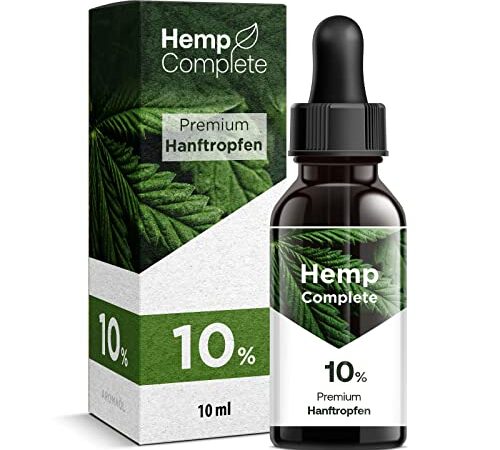 Hanftropfen 10 Prozent (10 ml) mit naturgegebenem Spektrum und Terpen-Entourage-Effekt | Premium Öl