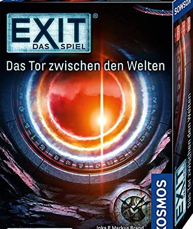 Kosmos 695231 EXIT - Das Spiel - Das Tor zwischen den Welten, Level: Fortgeschrittene, Escape Room Spiel, für 1 bis 4 Spieler ab 12 Jahre, einmaliges Event-Spiel, spannendes Gesellschaftsspiel