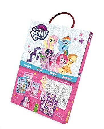 My Little Pony Spaß-Box mit 3 Büchern und Stickern: Malbuch - Bastelbuch - Rätselbuch für Kinder ab 4 Jahren