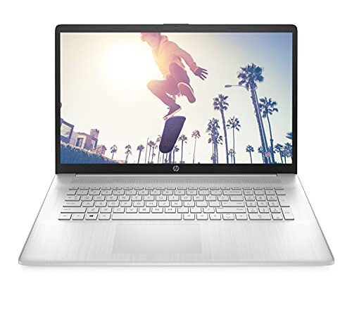 HP Laptop | 17,3 Zoll FHD IPS Display | AMD Ryzen 7-5700U | 16GB DDR4 RAM | 1TB SSD | AMD Grafik | Windows 11 | QWERTZ Tastatur | silber