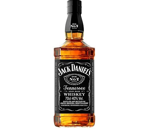 Jack Daniel's Old No.7 Tennessee Whiskey (1 x 0.7l) 40% Vol., Tropfen für Tropfen - eindeutig Jack