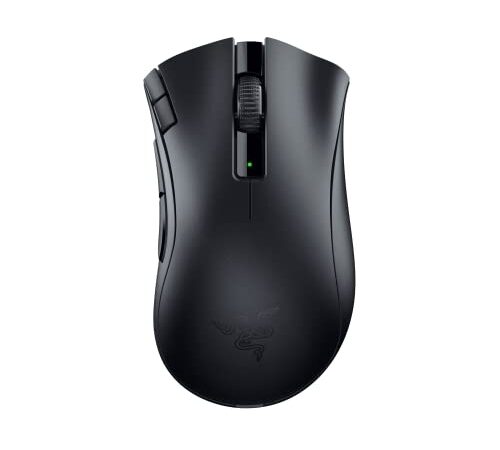 Razer DeathAdder V2 X Hyperspeed - Ergonomische Wireless Gaming Maus für PC / Mac (Mechanische Schalter, Hyperspeed Wireless Technologie, Optischer Sensor) Schwarz