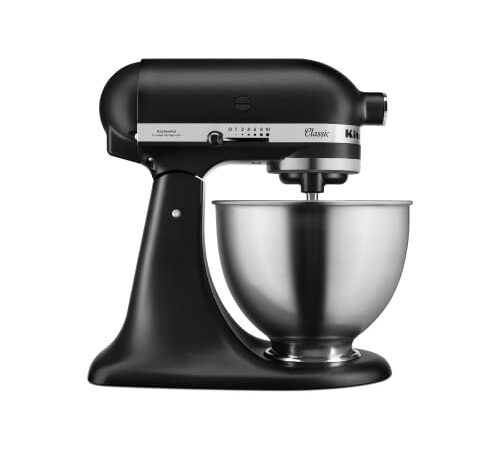 KitchenAid Classic 5K45SSEBM mattschwarz Küchenmaschine