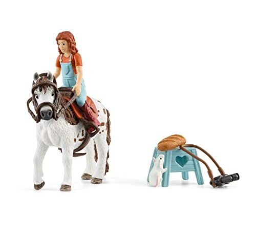 schleich 42518 Horse Club Mia & Spotty, für Kinder ab 5 Jahren, Horse Club - Spielset