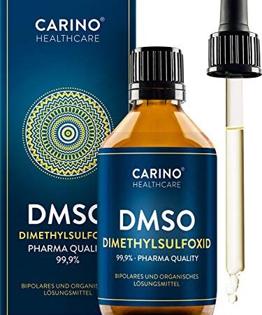 DMSO Pharma Qualität mit Pipette & Tropfverschluss - 99,9% Dimethylsulfoxid 100ml