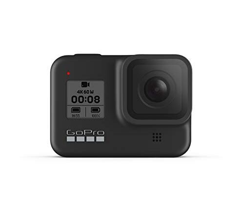 GoPro HERO8 Black - Wasserdichte 4K-Digitalkamera mit Hypersmooth-Stabilisierung, Touchscreen und Sprachsteuerung - Live-HD-Streaming