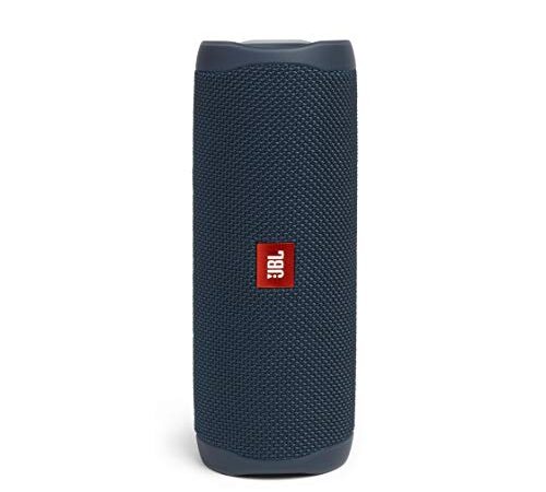 JBL Flip 5 Bluetooth Box in Blau – Wasserdichter, portabler Lautsprecher mit umwerfendem Sound – Bis zu 12 Stunden kabellos Musik abspielen