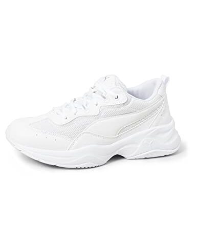 PUMA Damen Cilia Sneaker, Puma White Gray Violet Puma Silver, 39 EU