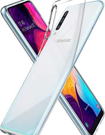 Spigen Liquid Crystal Hülle Kompatibel mit Samsung Galaxy A50, Samsung Galaxy A30S und Samsung Galaxy A50S -Crystal Clear