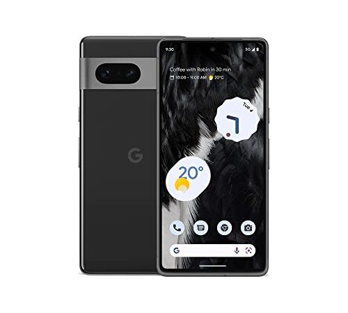 Google Pixel 7 – Entsperrtes Android-Smartphone mit Weitwinkelobjektiv – 128GB - Obsidian