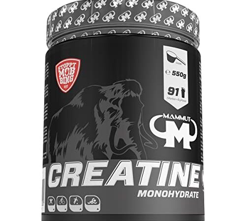 Mammut Nutrition - Creatin Monohydrat, magnesiumoptimiert, 550 g Dose