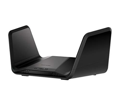 NETGEAR RAX70 WiFi 6 Router AX6600 TriBand (8 Streams mit bis zu 6,6 GBit/s, Nighthawk WLAN Router Abdeckung bis zu 175 m², kompatibel mit iPhone 12/13 oder Samsung S20/S21)