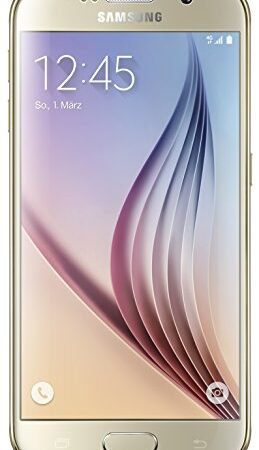 Samsung Galaxy S6 Smartphone ohne Vertrag, Android, Display 13 cm (5,1 Zoll), Kamera 16 MP, 32 GB, Quad Core 2,1 GHz, 3 GB RAM