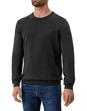 s.Oliver Herren 130.11.899.17.170.2040664 Pullover, Schwarz(9999), L EU