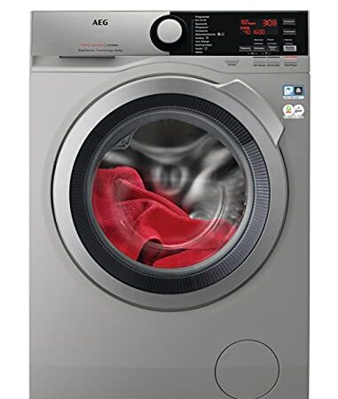 AEG L7WES70680 Waschtrockner / DualSense – schonende Pflege / 8 kg Waschen / 6 kg Trocknen / E / energiesparend / Mengenautomatik / Nachlegefunktion / ProSteam - Auffrischfunktion / 1600 U/min