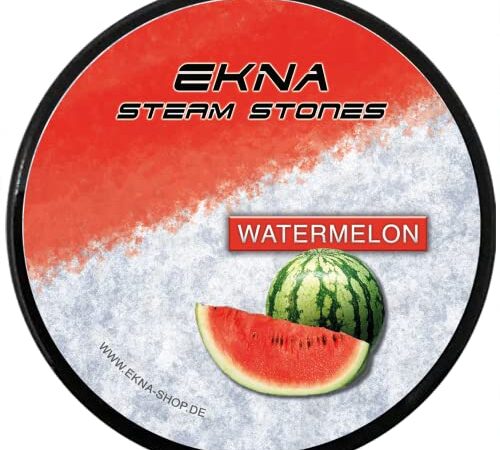 EKNA Steam Stones Wassermelone - 100g Wassermelonen Duftsteine für fruchtige & langanhaltende Raumerfrischung - wiederverwendbar - alle Aromen (Watermelon)