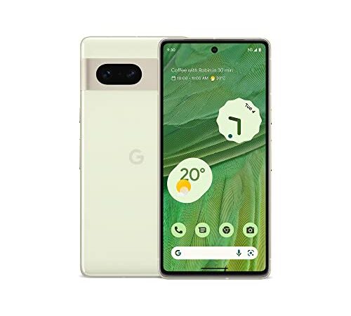 Google Pixel 7 – Entsperrtes Android-Smartphone mit Weitwinkelobjektiv – Lemongrass