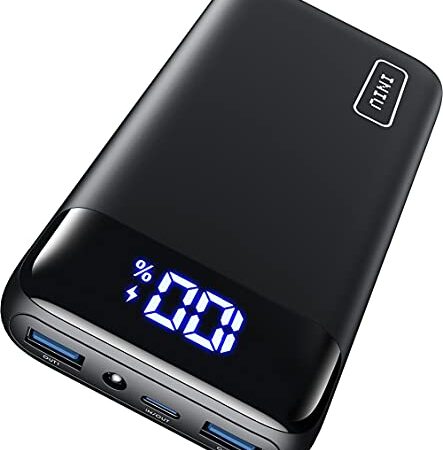 INIU Power Bank 20000mAh, 22,5W Powerbank klein Aber stark (USB C Input & Output), 3A USB C PD 3.0 QC 4.0 Externer Handyakkus, kompatibel mit iPhone 14 13 12 11 Pro Max, Samsung, iPad, Huawei, Switch