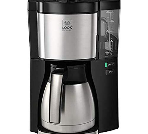 Kaffeemaschine 1025-16 Look V Perfection von Melitta, AromaSelector, 1.25 Liter, schwarz, mit Thermoskanne, voller Kaffeegenuss