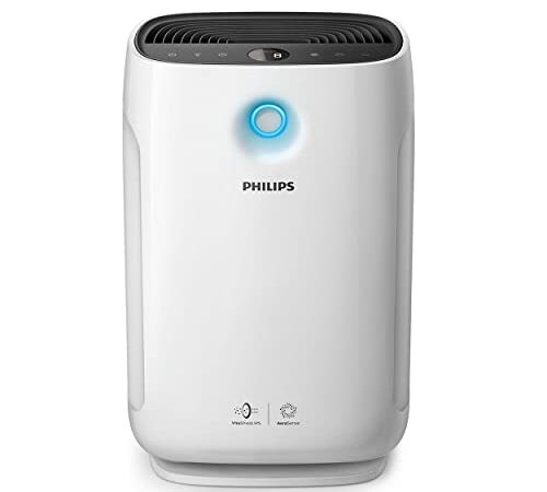 Philips Series 2000 Luftreiniger – entfernt Pollen, Staub, Viren und Allergene* in Räumen mit bis zu 79 m², 3 Geschwindigkeitsstufen, Sleep-Modus (AC2887/10)