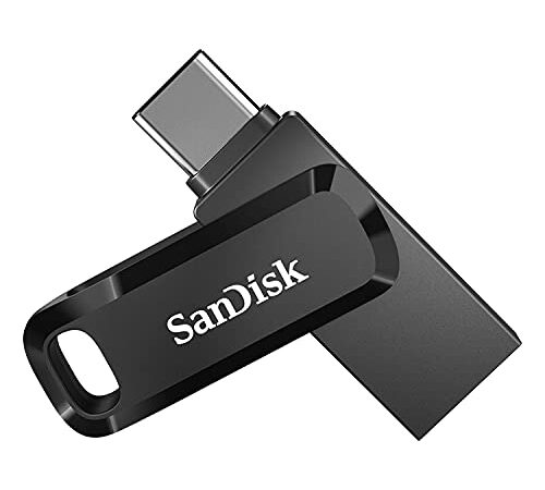 SanDisk Ultra Dual Drive Go USB Type-C 128 GB 2-in-1 Smartphone Speicher (150 MB/s, USB Type-C- und USB Type-A-Stecker, automatisches Backup, Mobiler Speicher)