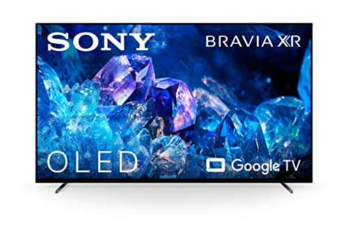 Sony XR-55A80K/P BRAVIA XR 55 Zoll Fernseher (OLED ,4K Ultra HD,High Dynamic Range (HDR),Smart TV (Google TV),2022 Modell),Titanschwarz inkl 24 + 6 Monate Herstellergarantie