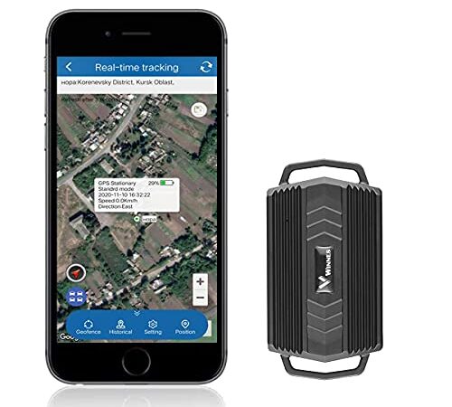 Starker magnetischer GPS-Tracker, Standby Zeit 90 Tage GPS/AGPS Duale Echtzeit Positionierung Tragbarer Auto Motorrad GPS Ortungsgerät