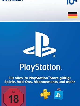 10€ PlayStation Store Guthaben | Deutsches Konto [Code per Email]