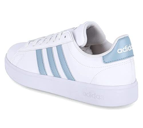 adidas Damen Grand Court 2.0 Sneaker, FTWR White/Magic Grey met/Magic Grey, 39 1/3 EU