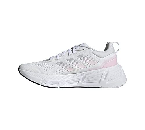 adidas Damen Questar Running Shoe, Cloud White/Matte Silver/Almost Pink, 40 EU