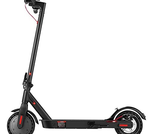 Caroma E Scooter, Faltbarer Elektroroller Belastung bis 120kg, 32 km Reichweite, 20km/h, 350W Motor, 8,5 Zoll Wabenreifen, Doppel Bremssystem E Roller für Erwachsene