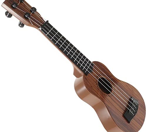 EXCEART 1Pc Vier Saiten Kind Ukulele Akustische Gitarre Mini Gitarre Akustische Ukulele Gitarre Mini Ukulele Miniatur Gitarre für Instruments Anfänger Kinder