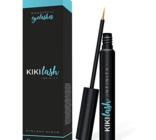 KIKILASH Wimpernserum Wachstum 3ml - Natürliche Wimpernserum Hormonfrei für Lange & Dichte Wimpern - Wimpernwachstum Eyelash Serum & Augenbrauenserum - Naturkosmetik Lash Serum & Cruelty Free