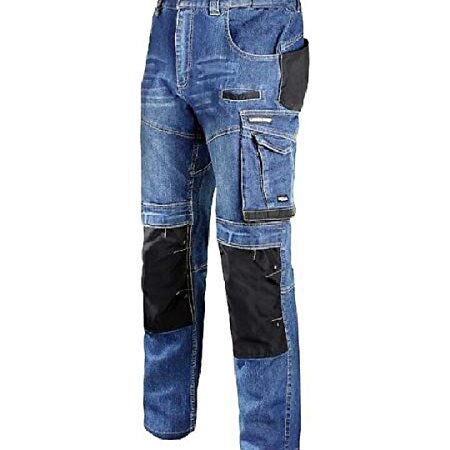 LAHTI PRO Arbeitshose L40510 Slim FIT Jeanshose Sicherheitshose Schutzhose Jeans Herrenhose Hose Bundhose Berufshose Herren (L)