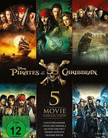 Pirates of the Caribbean 5-Movie Collection [5 DVDs]