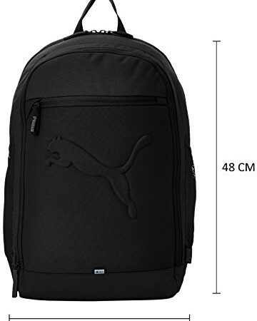 PUMA 73581 Unisex, Buzz Backpack rucksack, Schwarz, 50x34.5x5 cm