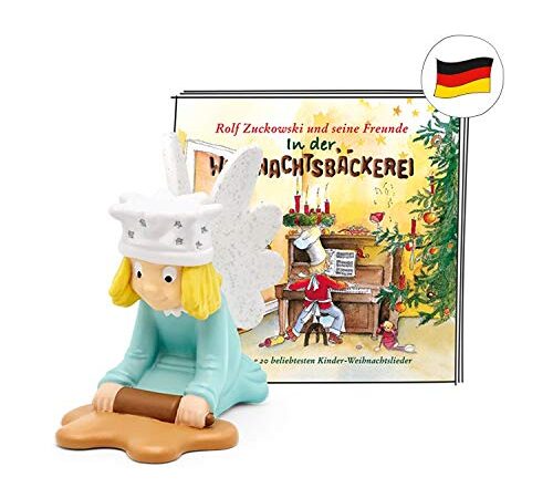 tonies Hörfigur für Toniebox, Weihnachtslieder: Rolf Zuckowski – In der Weihnachtsbäckerei, Hörspiel für Kinder ab 3 Jahren, Spielzeit ca. 57 Minuten