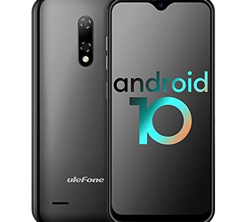 Ulefone 4G Handy Günstig, Note 8P Smartphone ohne Vertrag Dual SIM 5,5-Zoll 16 GB ROM 128GB Erweiterbar 8MP kameras 3 Slots/Face ID/GPS/WiFi/FM/Große Schrift Dual SIM Schwarz