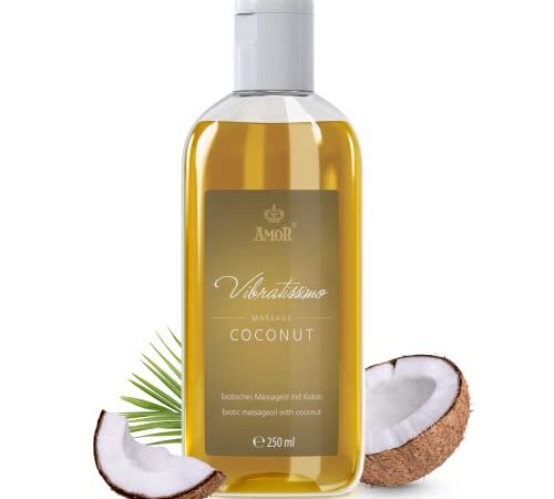 Vibratissimo "Coconut" - exotisches Massageöl mit Kokos, Liebesöl, Erotik Öl