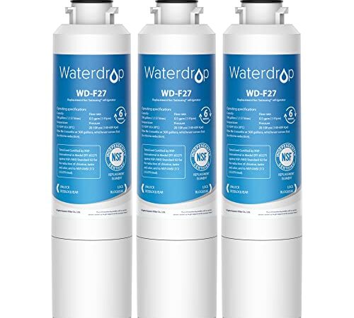 Waterdrop 3X DA29-00020B Kühlschrank Wasserfilter Ersatz, Kompatibel mit Samsung DA29-00020B HAF-CIN/EXP, HAFCIN, DA29-00020B-1, DA29-00020A, DA29-00019A, DA97-08006A, DA97-08043ABC, Kenmore 46-9101