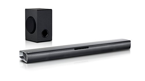 LG Electronics SJ2 2.1 Soundbar (160W, kabelloser Subwoofer, Bluetooth) schwarz