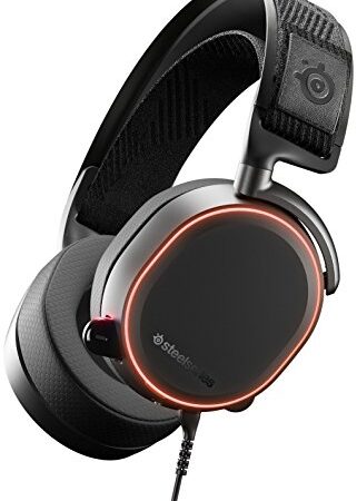 SteelSeries Arctis Pro – Gaming-Headset – hochauflösende Lautsprechertreiber – DTS Headphone:X v2.0 Surround