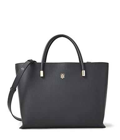 Tommy Hilfiger Damen Lässige Schulranzen Tasche, Schwarz