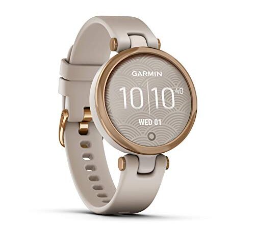 Garmin Lily „Sport“ – modische Damen-Smartwatch mit hochwertiger Aluminium-Lünette, Gesundheits- & Fitnessdaten, 2,54 cm Touchdisplay, Smart Notifications & 5 Tagen Akkulaufzeit (Generalüberholt)