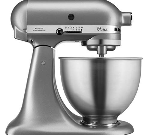 KitchenAid 5K45SSESL Küchenmaschine, silber