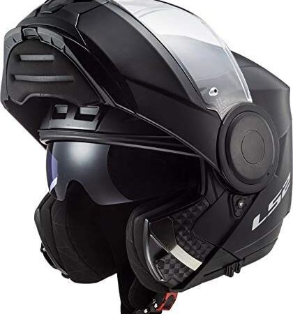 LS2 Motorradhelm FF902 SCOPE SOLID MATT BLACK, Schwarz, XL