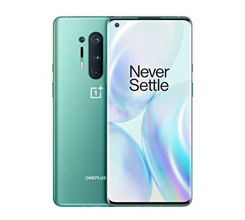 OnePlus 8 Pro 5G 12 GB RAM 256 GB SIM-eies Smartphone mit Dreifachkamera, Dual SIM und Alexa integriertem Gletschergrün - 2 Jahre Garantie.